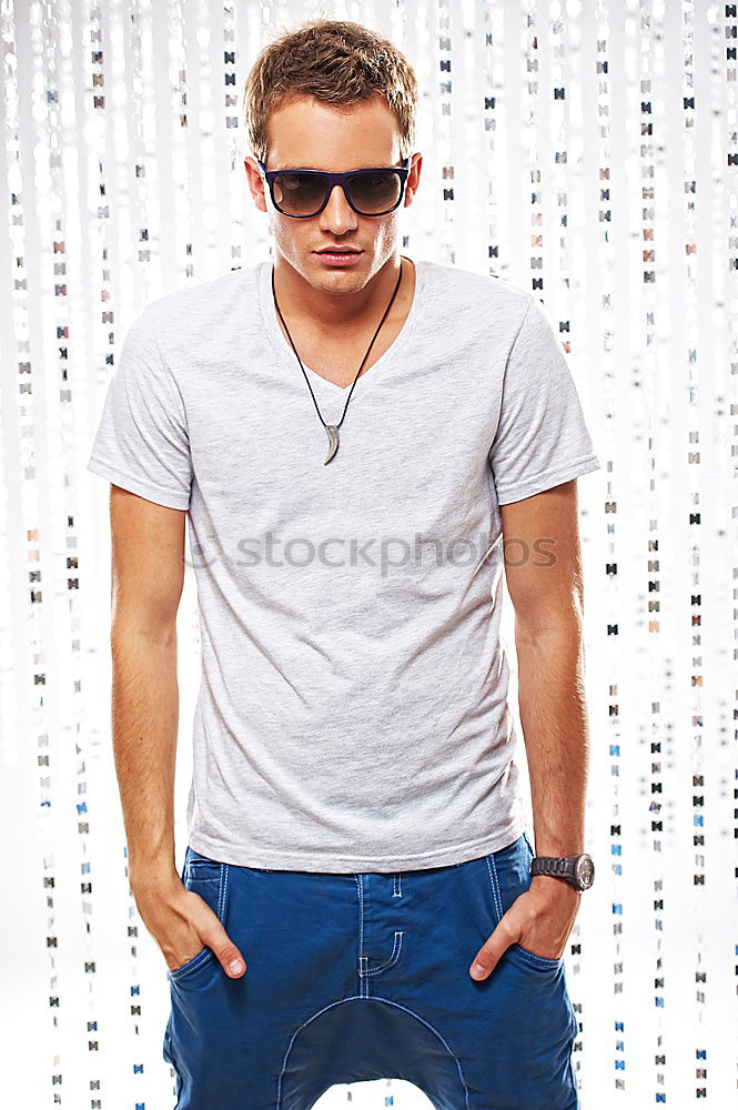 Similar – Image, Stock Photo Man with sunglasses