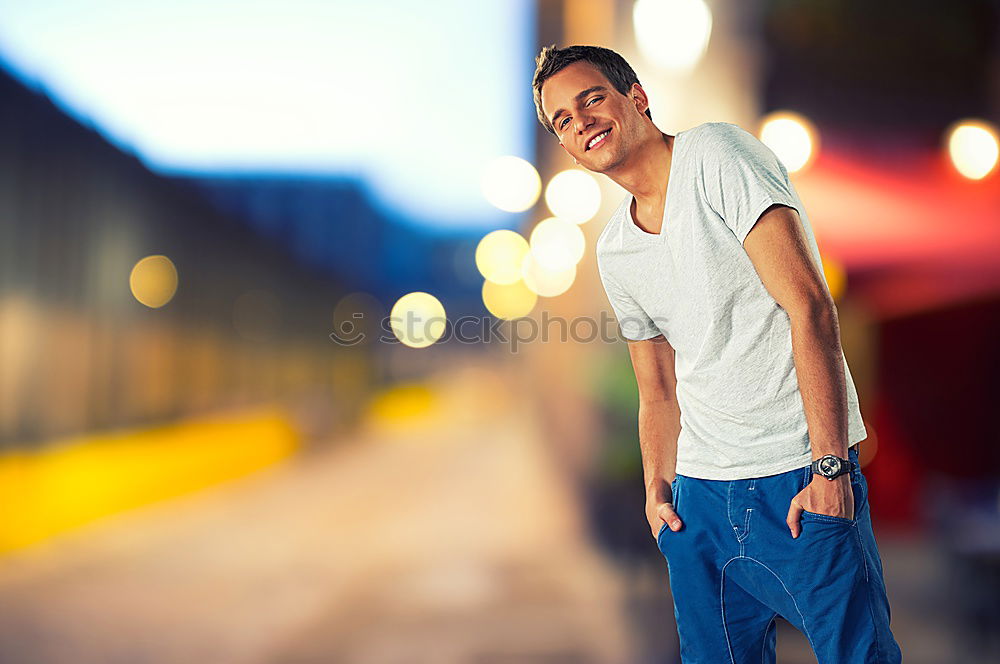 Similar – young mulatto man in casual clothes