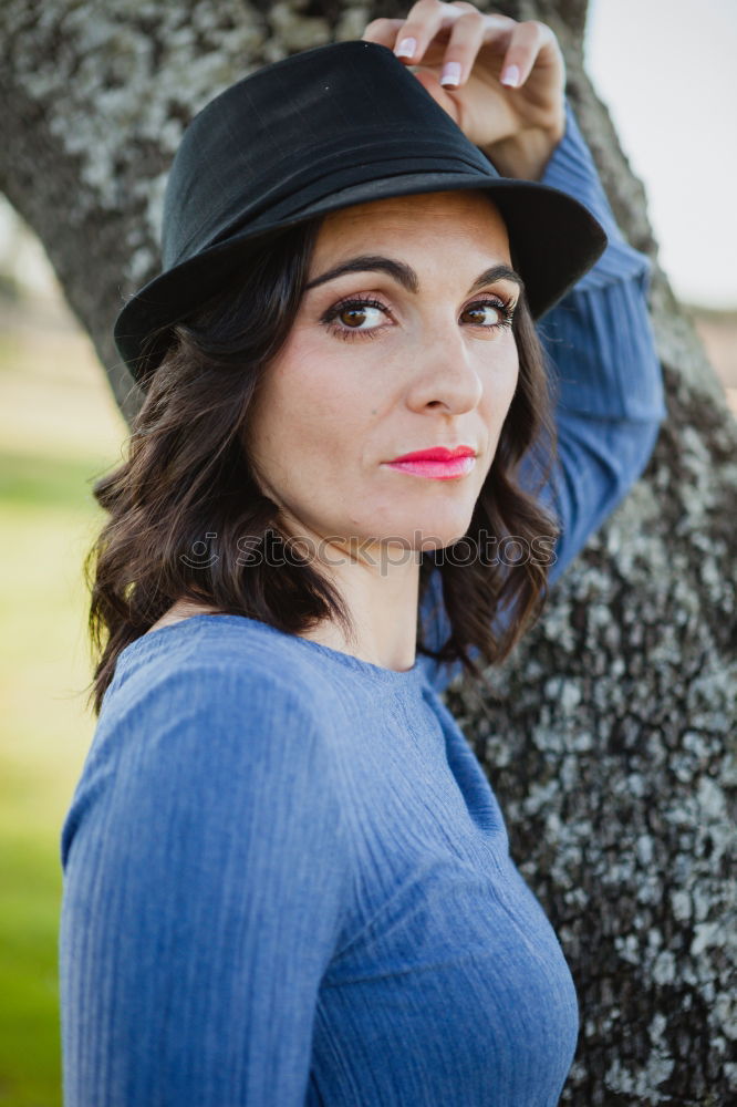 Image, Stock Photo Pretty brunette woman