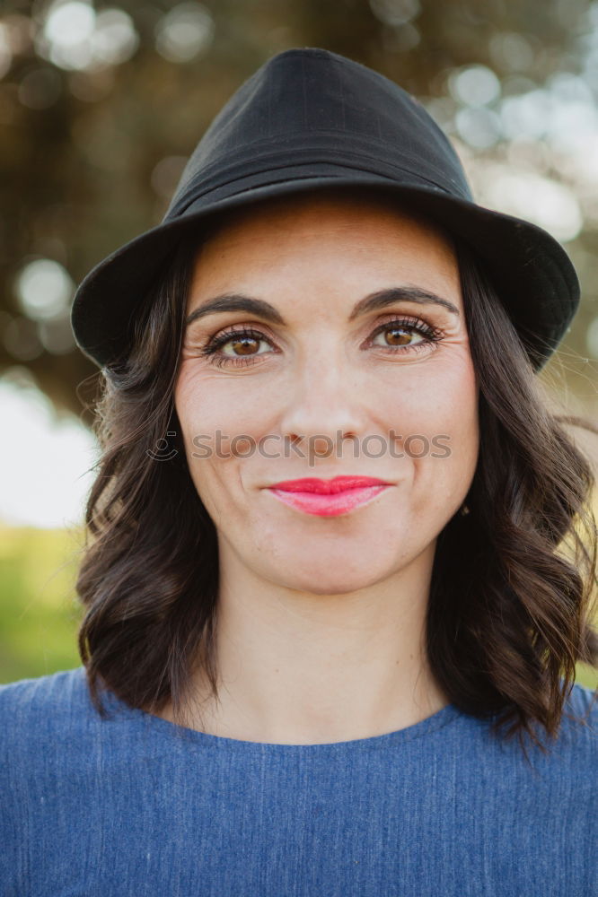 Image, Stock Photo Pretty brunette woman