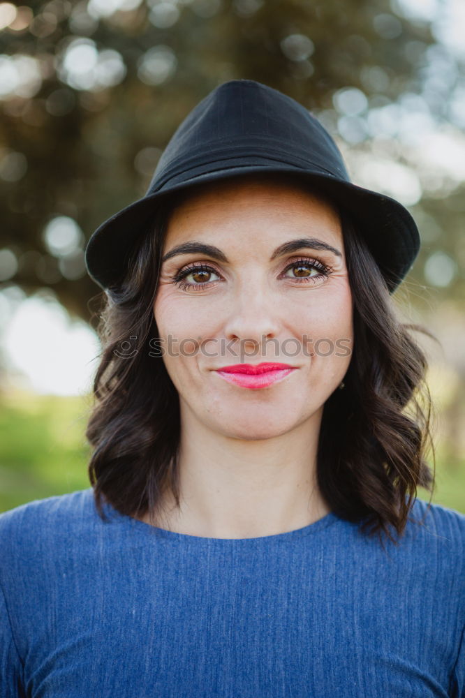 Similar – Image, Stock Photo Pretty brunette woman