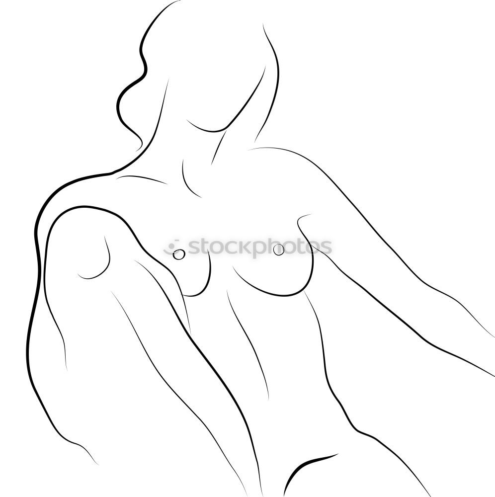 Similar – Chest or leg. Woman Adults