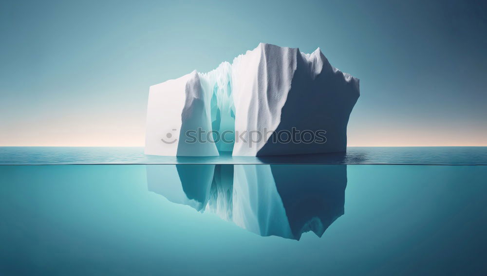 Similar – Wall of glacier in sea