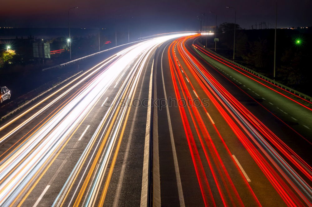 Similar – Foto Bild rush Verkehr Beton Nacht