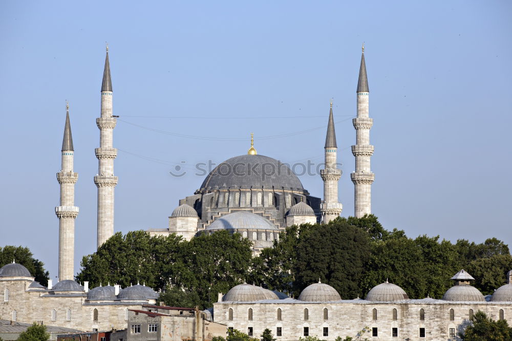 Similar – Foto Bild Blaue Moschee im Grünen