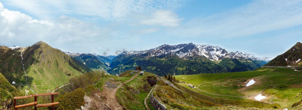 Similar – Panorama Kaprun Reservoir Mooserboden