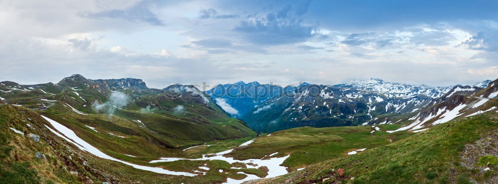 Similar – Berge in Abenddämmerung