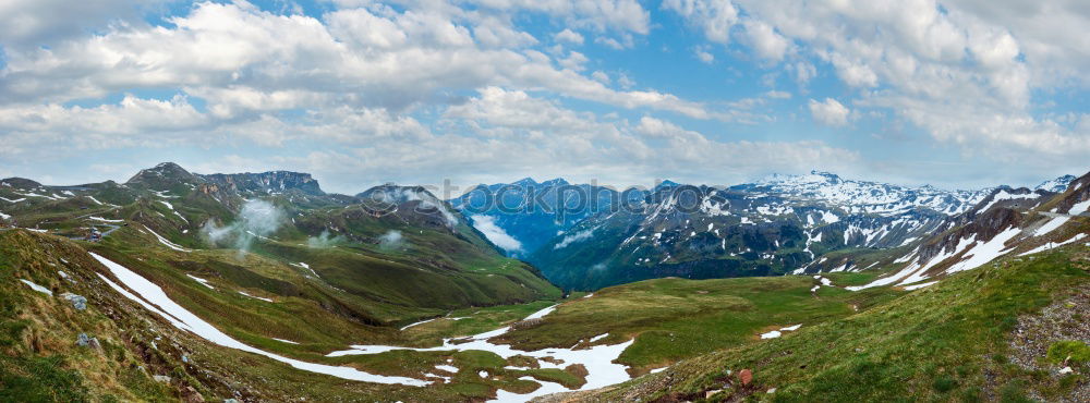 Similar – Panorama Kaprun Reservoir Mooserboden