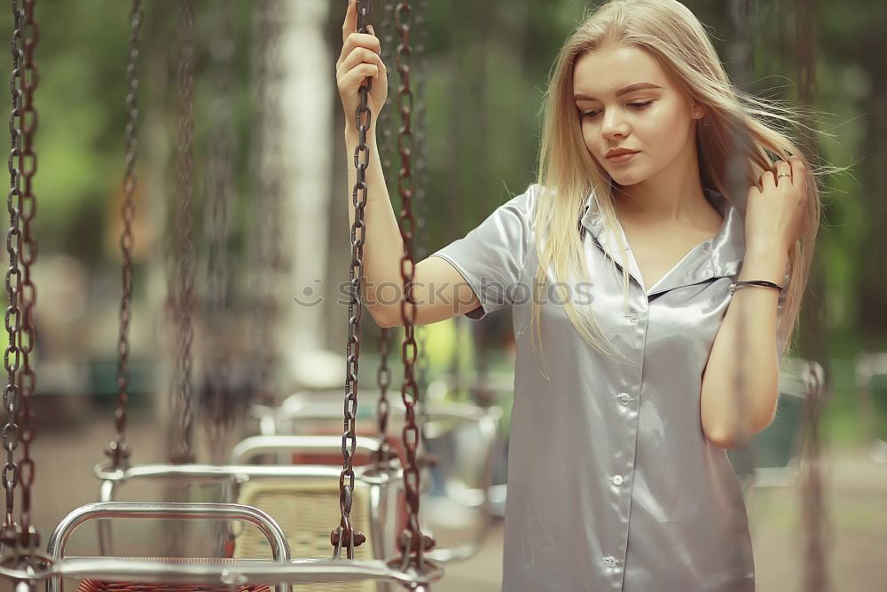 Similar – Portrait of sad little girl