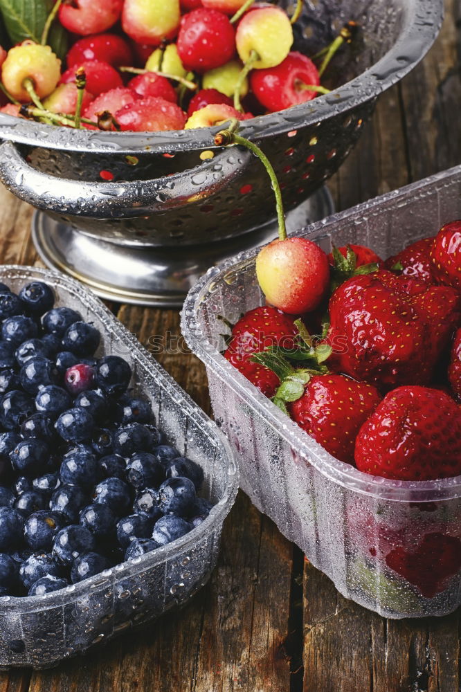 Similar – Image, Stock Photo berry collection Food