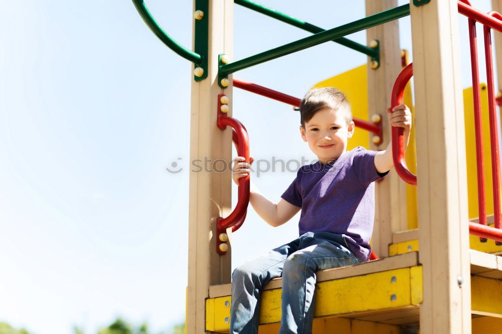 Similar – Child on a slide Joy