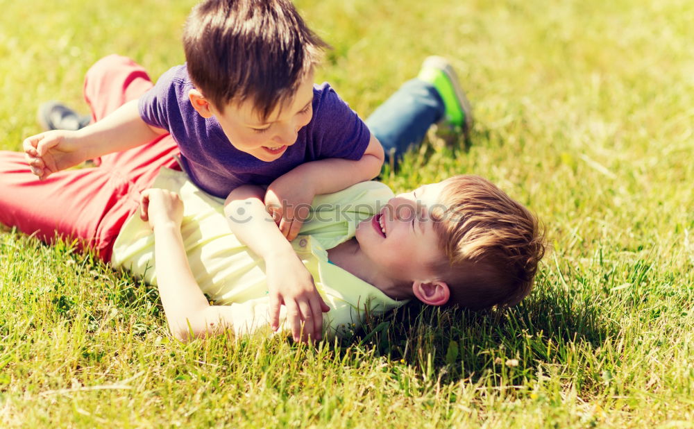 Image, Stock Photo Playful mother and daughter