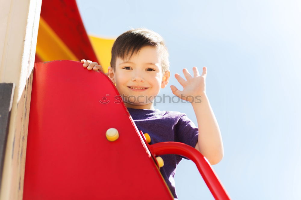 Similar – Image, Stock Photo Child in a Schlauchbot