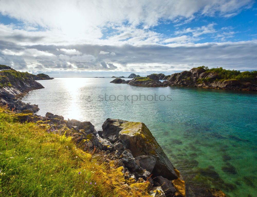 Image, Stock Photo Clachtoll Beach and campsite in Scotland