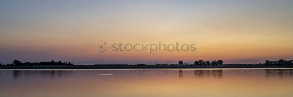 evening at the elbe