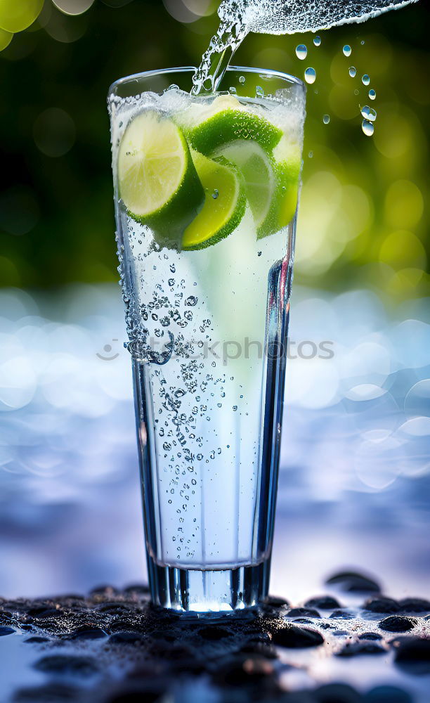 Similar – Image, Stock Photo Fresh! Slices of lime