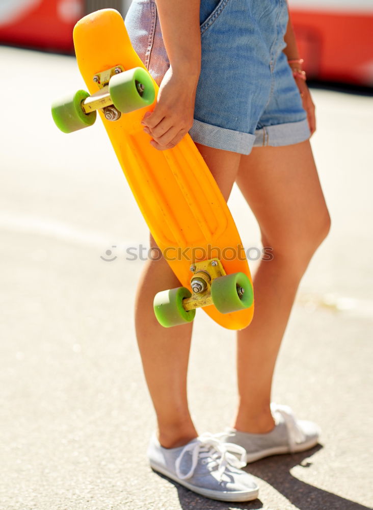 Similar – Image, Stock Photo skateboarding Street