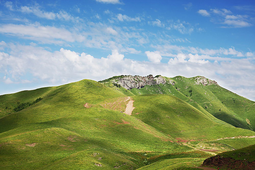 Similar – Golden mountains in Lagodekhi national park, Georgia