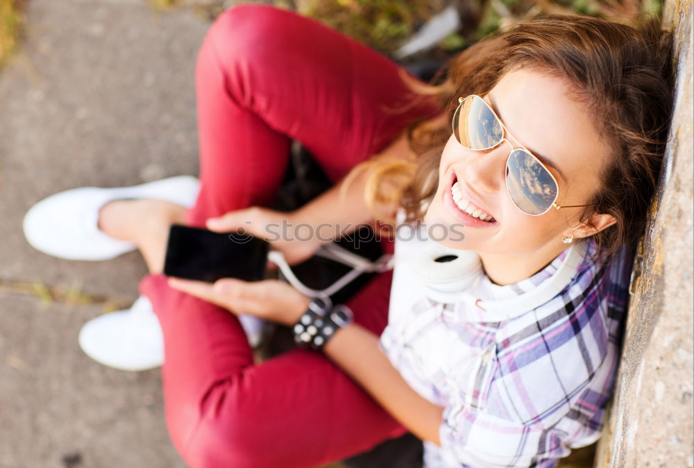 Similar – Image, Stock Photo Crop woman with pile of popcorn