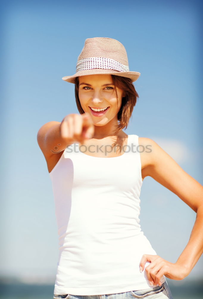 Similar – baby with hat and sunglasses