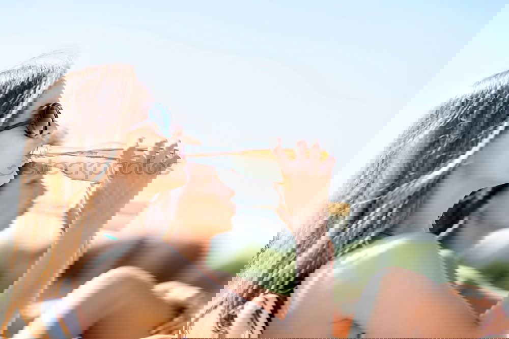 Similar – Image, Stock Photo Refreshment in the sun