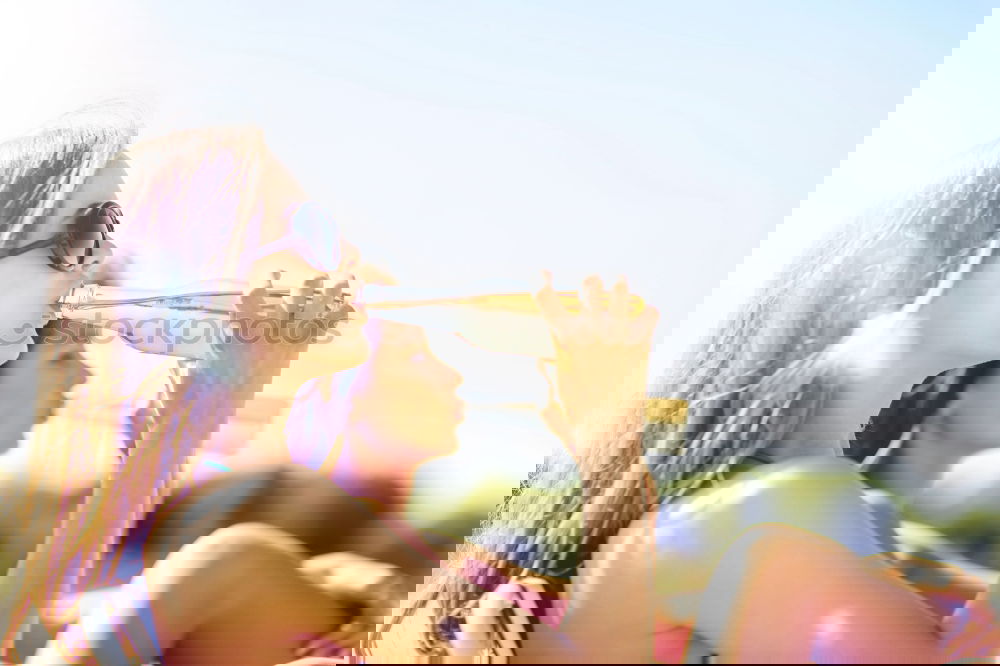 Similar – Image, Stock Photo Refreshment in the sun