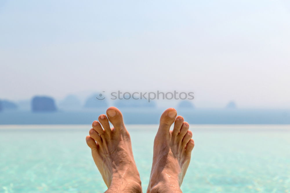 Similar – Image, Stock Photo chillout Skin Relaxation