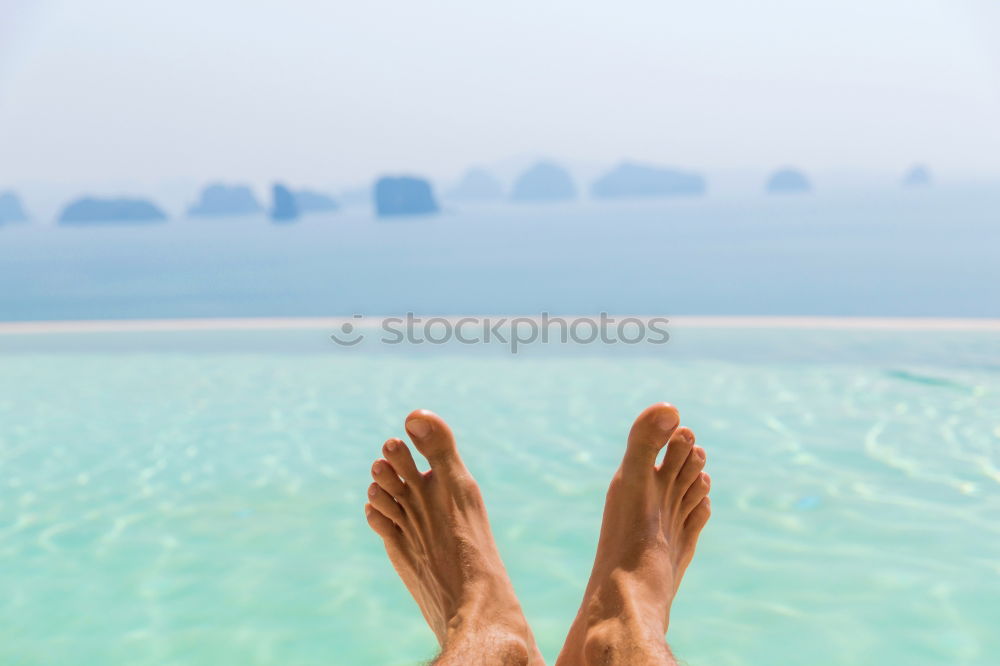 Image, Stock Photo chillout Skin Relaxation