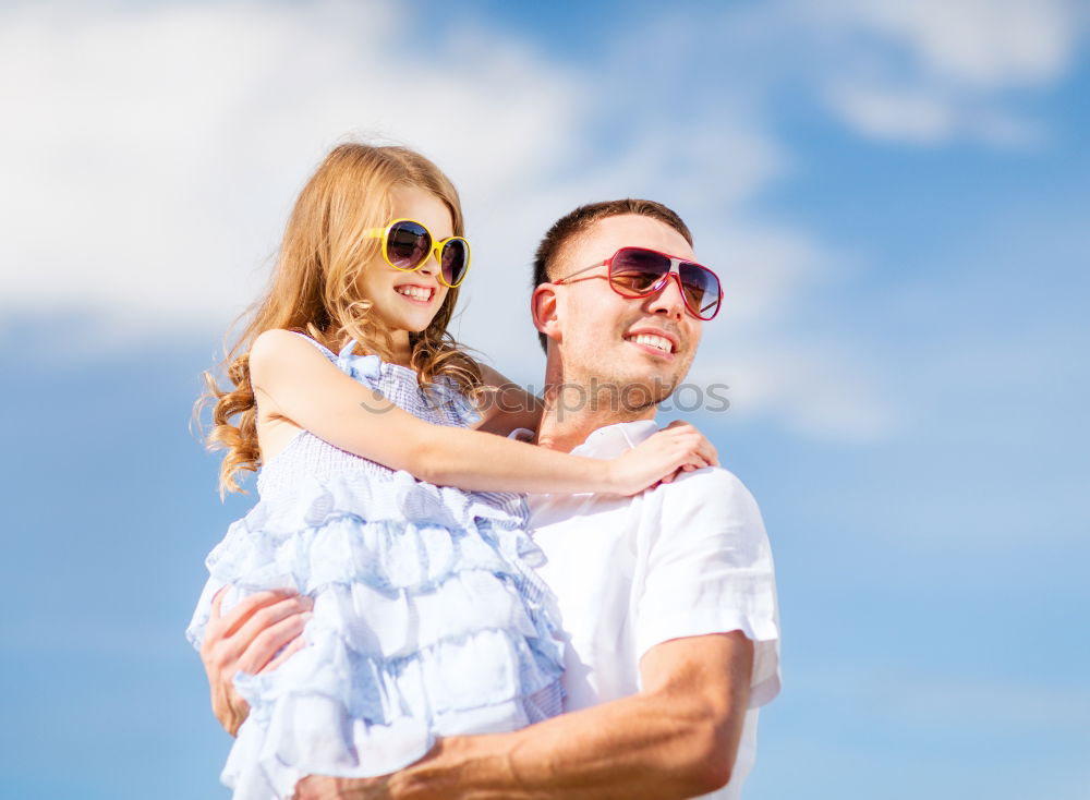 Similar – Image, Stock Photo Father and daughter