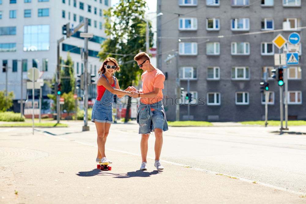 Similar – Retired couple out for a walk