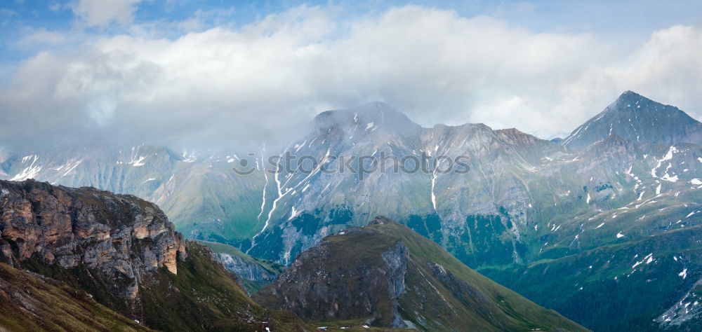 Similar – Berge in Abenddämmerung