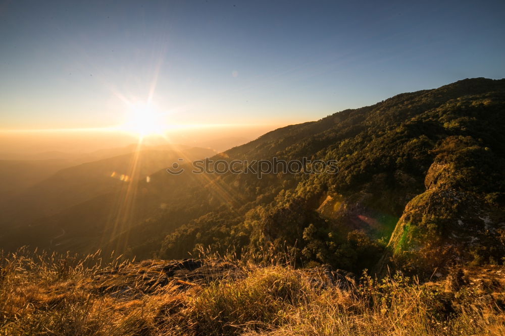 Similar – landscape of the sierra on a sunny day