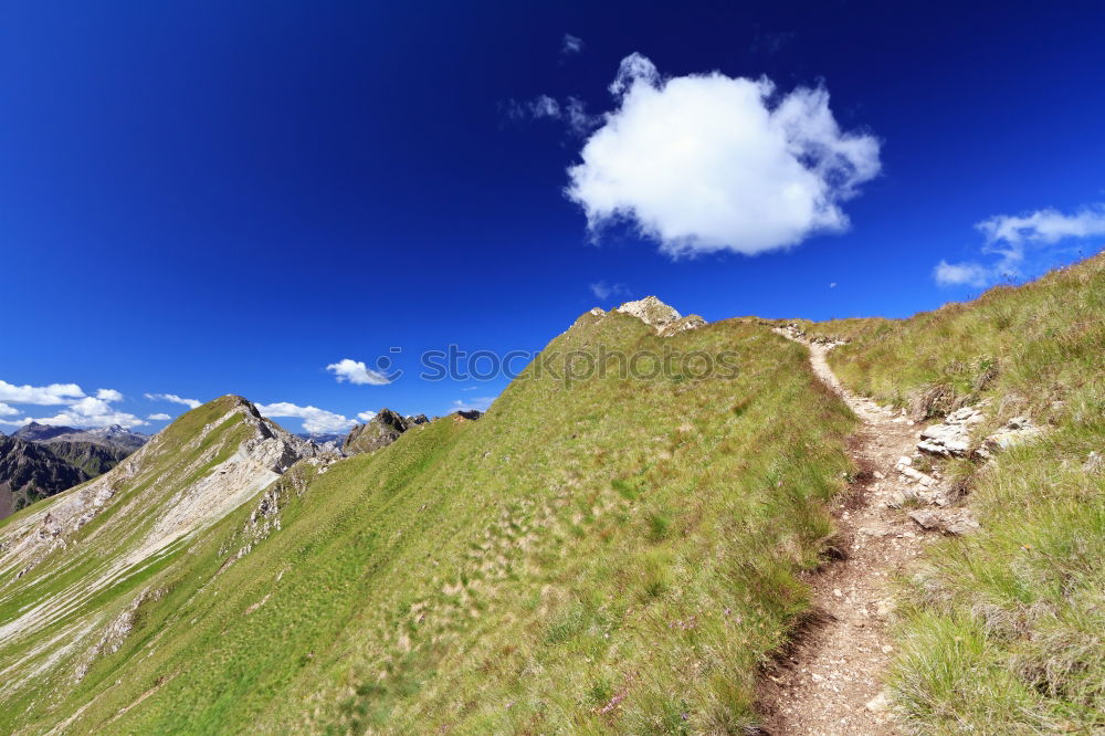 Similar – Panorama at the Findel Glacier Zermatt