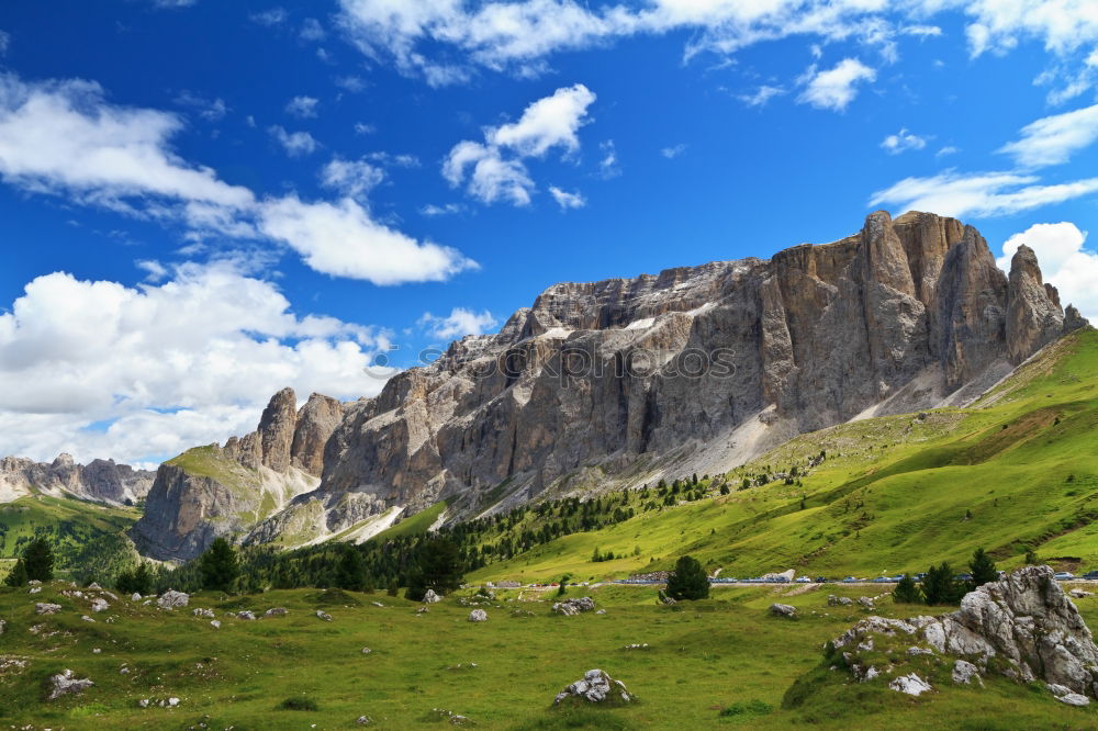 Similar – Image, Stock Photo Dolomites V Relaxation