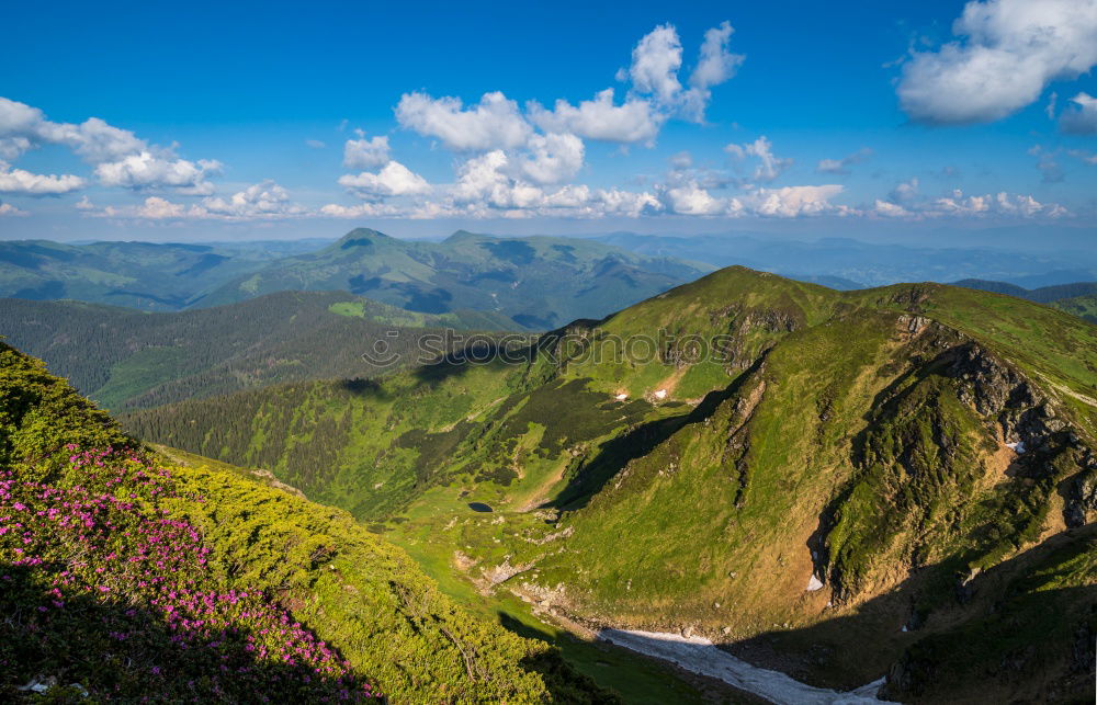 Similar – Via ferrata over the sea of clouds, the Alps