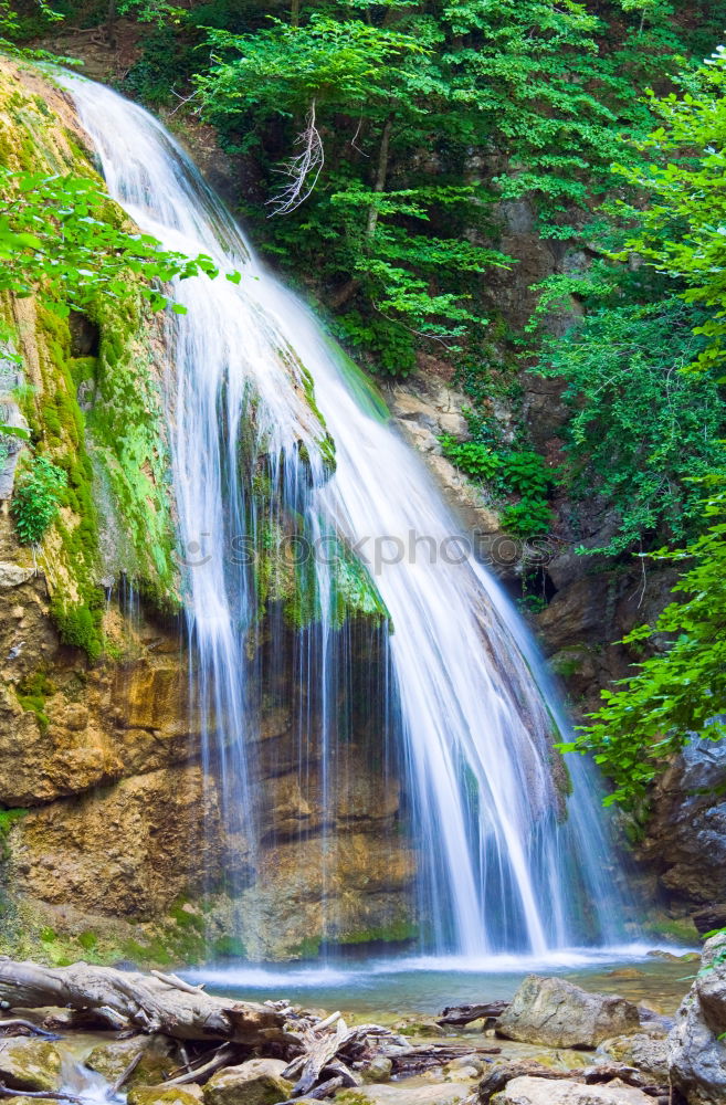 Similar – Image, Stock Photo Waterfall in autumn