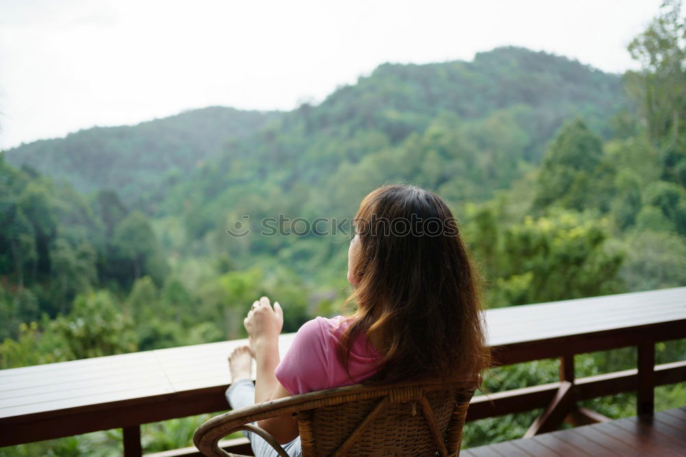 Similar – Image, Stock Photo seesaw Young woman