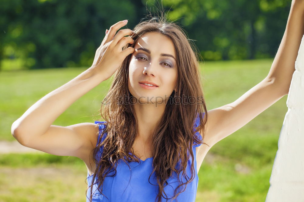 Image, Stock Photo Beautiful brunette girl