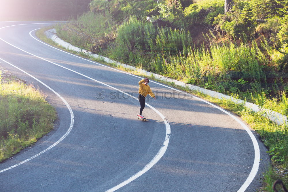 Similar – Cyclist Riding the Bike at Sunset. Sport Concept.