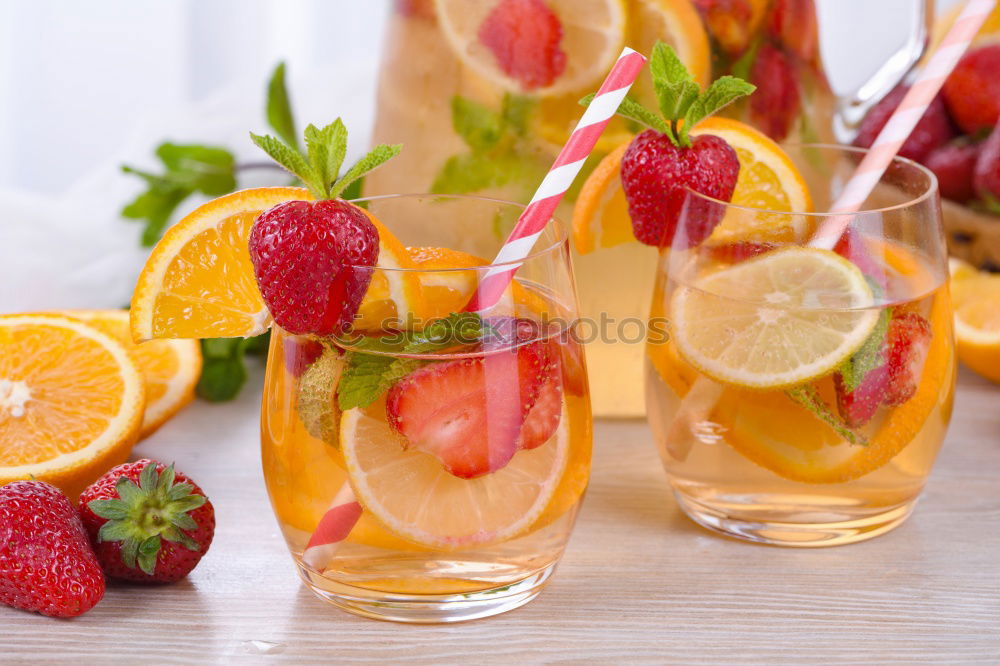 Similar – Image, Stock Photo Sangria in glasses sangria