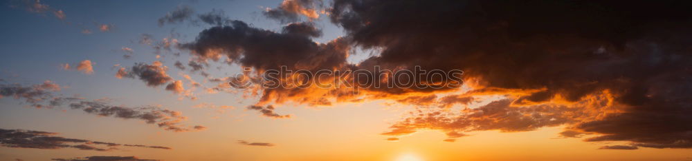 Similar – Image, Stock Photo Sunset in Heeg #3 Clouds