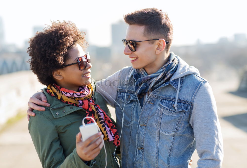 Similar – Couple eating pizza at date night in sunset