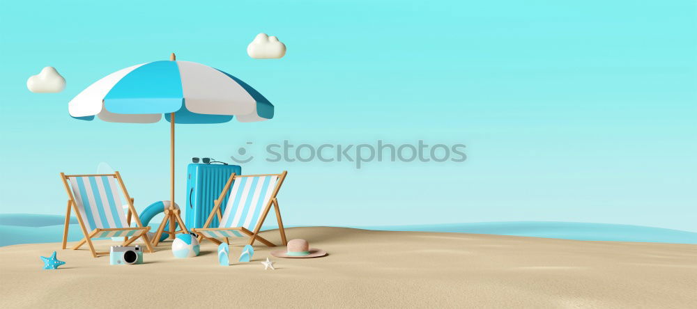 Similar – Image, Stock Photo A summer day Ocean Beach