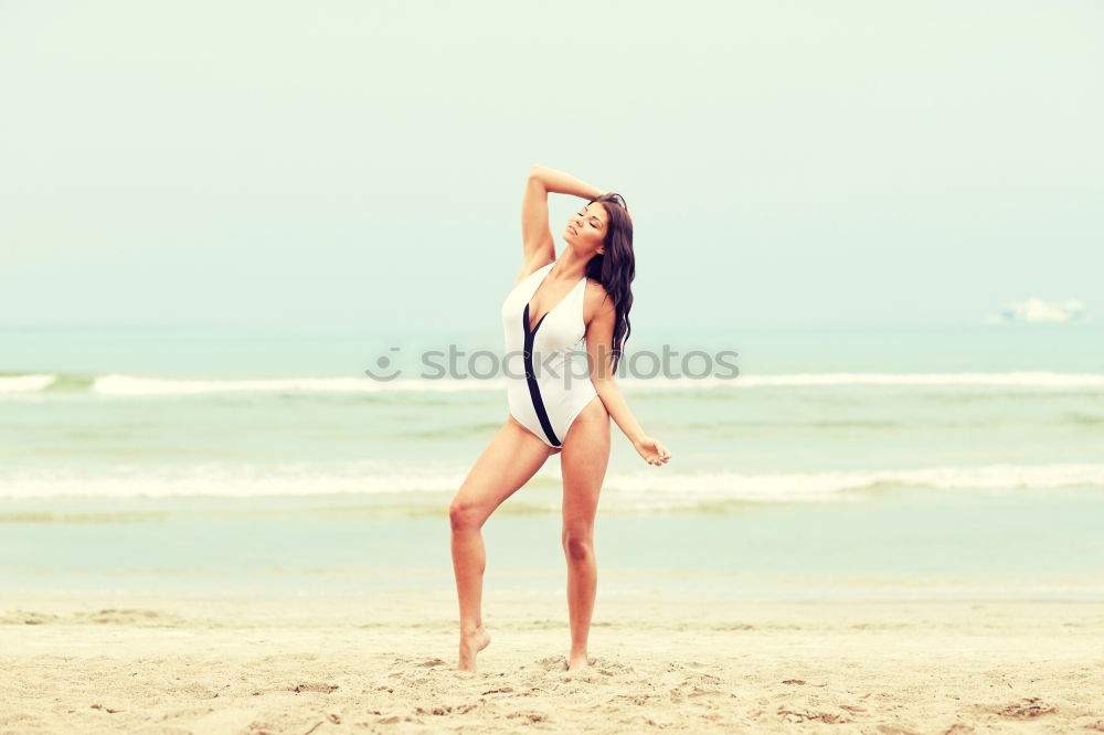 Similar – Image, Stock Photo African female athlete holding soccer ball in hands