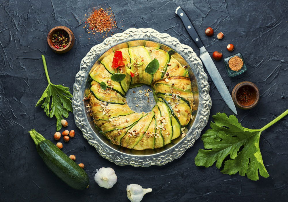 Similar – Colourful tomatoes with mozzarella cheese on the kitchen table