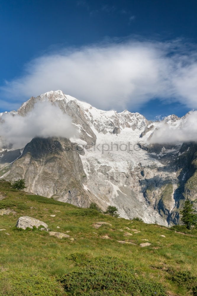 Similar – Foto Bild Bergkette mit Eiger, Mönch und Jungfrau