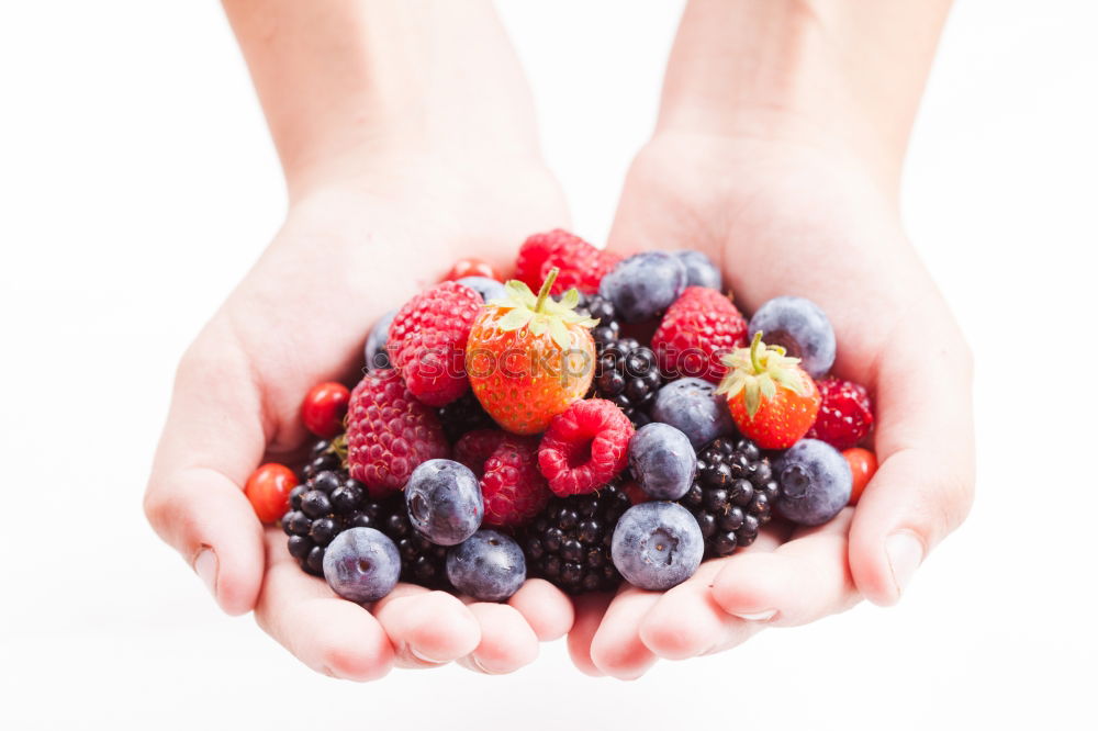 Similar – Old woman’s hands holding blackberries