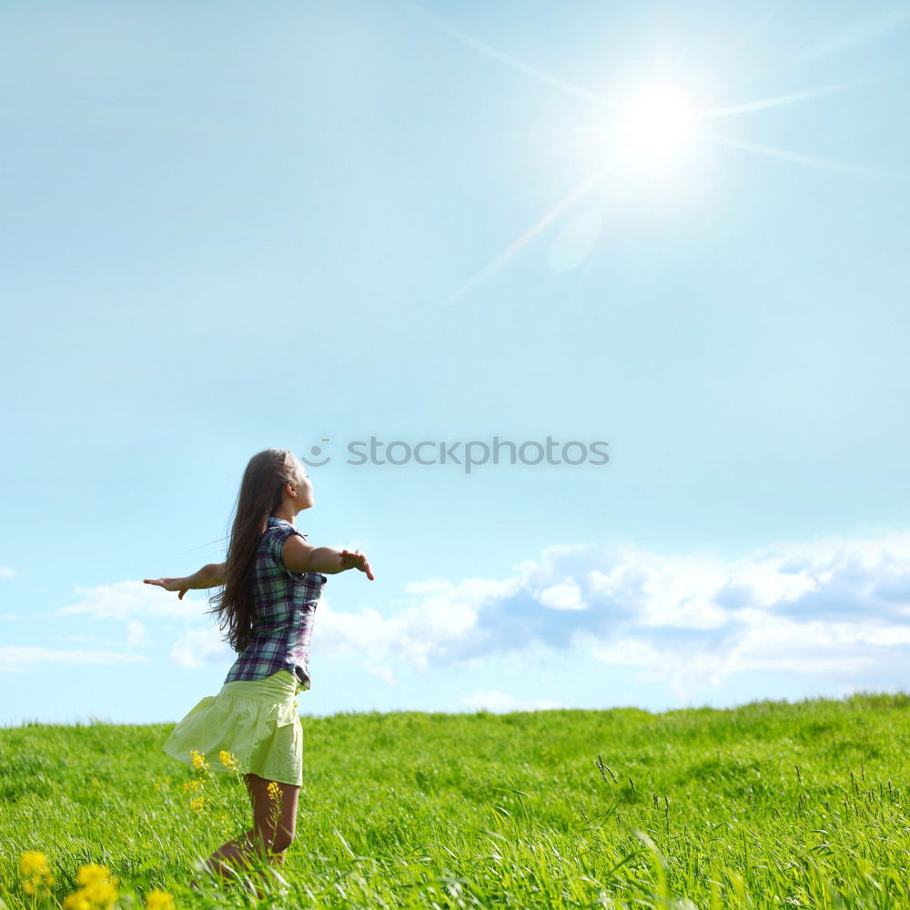 Image, Stock Photo country air Lifestyle Joy