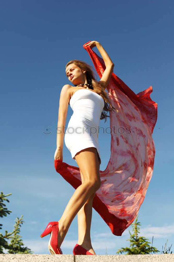 Similar – Image, Stock Photo female runner portrait