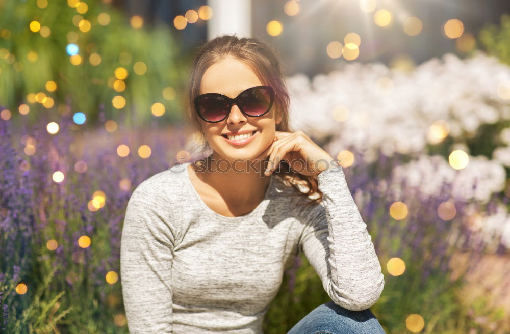 Similar – Image, Stock Photo Smiling young woman using a camera to take photo.